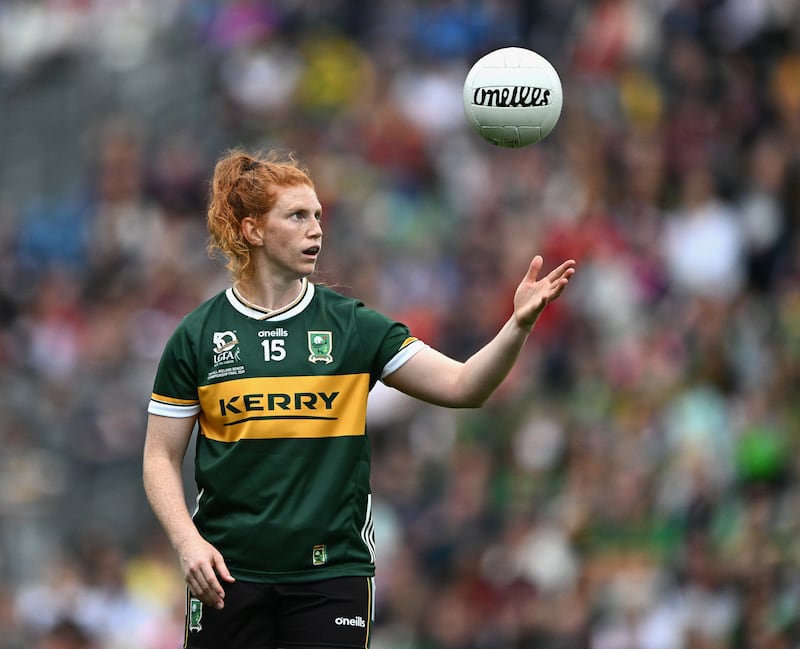 Louise Ní Mhuircheartaigh of Kerry. Photograph: Sportsfile