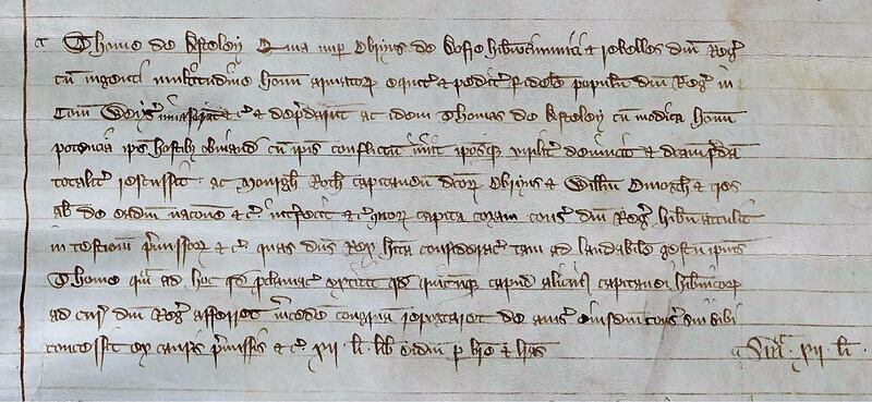 Recovered files from the medieval Irish exchequer (1270-1450) in the UK National Archives relate to an English captain, and headhunter, named Thomas Astley who operated in Co Wexford. Headhunter  - Public Record Office of Ireland 