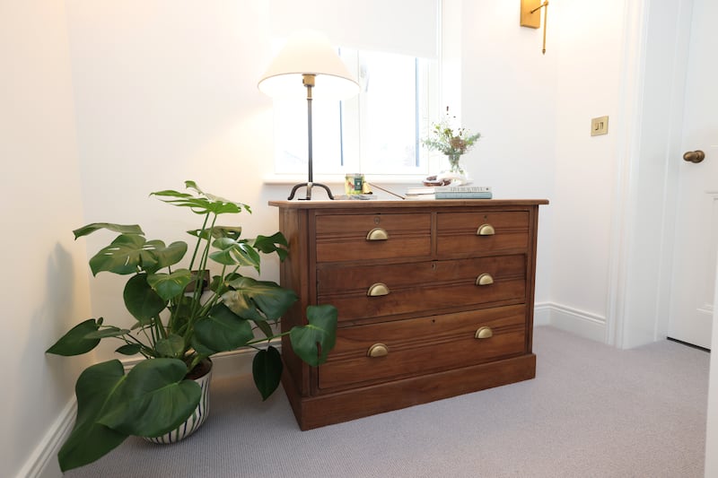 A refurbished chest of drawers on the landing of Laura Larkin's home. Photograph: Bryan O’Brien
