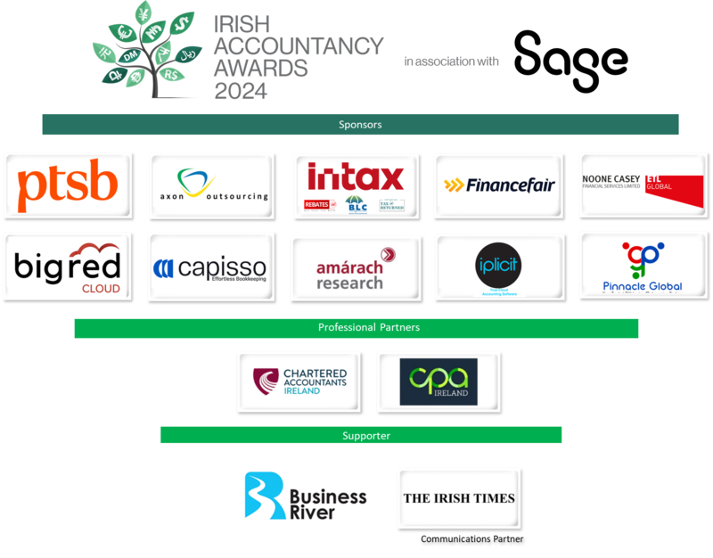 Irish accountancy awards banner