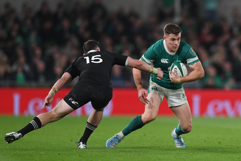 Ireland's Garry Ringrose. Photograph: Charles McQuillan/Getty