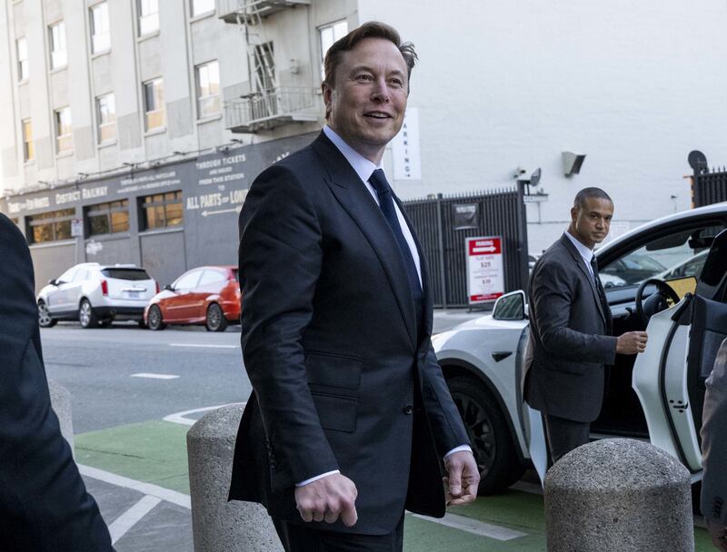 Elon Musk, chief executive officer of Tesla and owner of Twitter.  Photograph: Marlena Sloss/Bloomberg