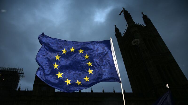 Brexit Britain: decades of demonisation made the European Union a natural fit in the search for an “oppressor” to revolt against.  Photograph: Daniel Leal-Olivas/AFP/Getty