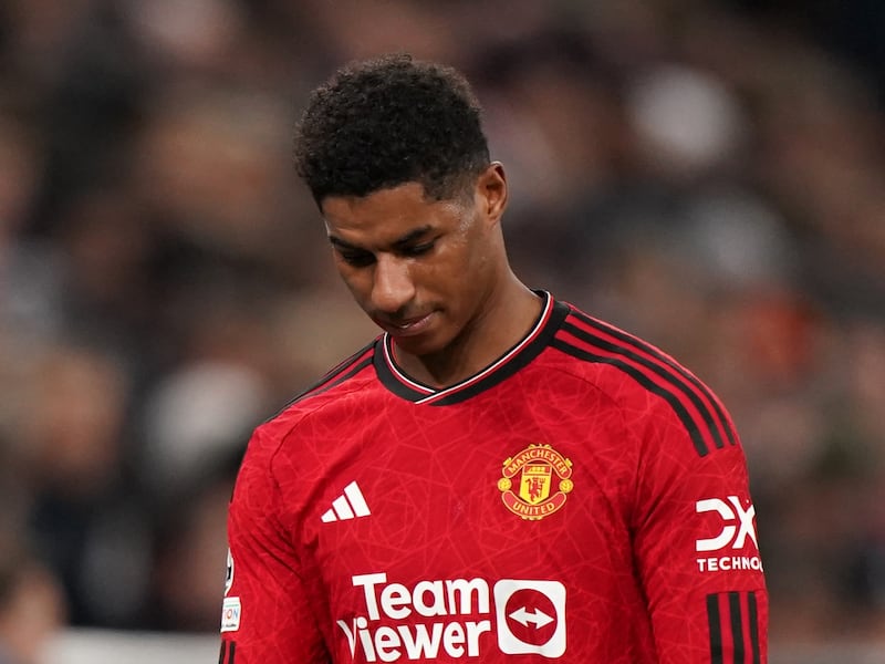 Marcus Rashford's future at Manchester United remains unclear after his interview last week and comments from manager Ruben Amorim. Photograph: Zac Goodwin/PA Wire