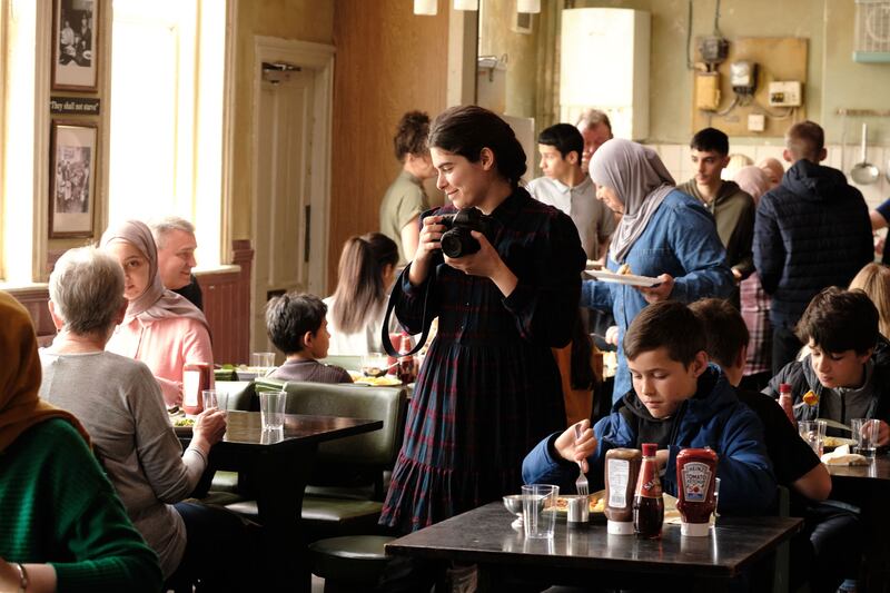 The Old Oak: Elba Mari as Yara, the young Syrian photographer who takes an interest in the village’s proud militant past