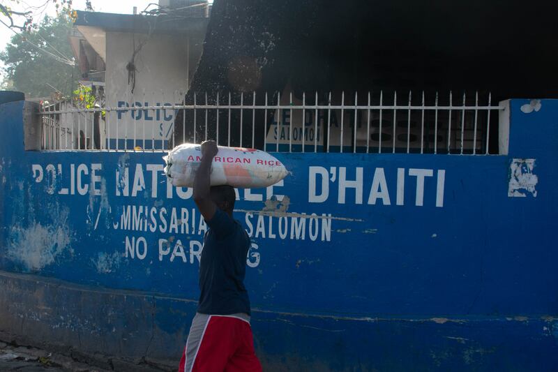 Since fighting in Haiti escalated last week, 15,000 people have been displaced, according to the UN. Photograph: Clarens Siffroy/AFP via Getty Images