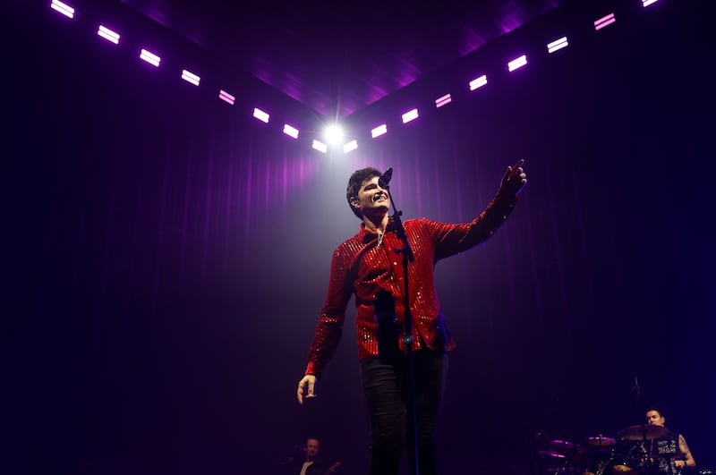 The Script's Danny O'Donoghue. Photograph: Nick Bradshaw 