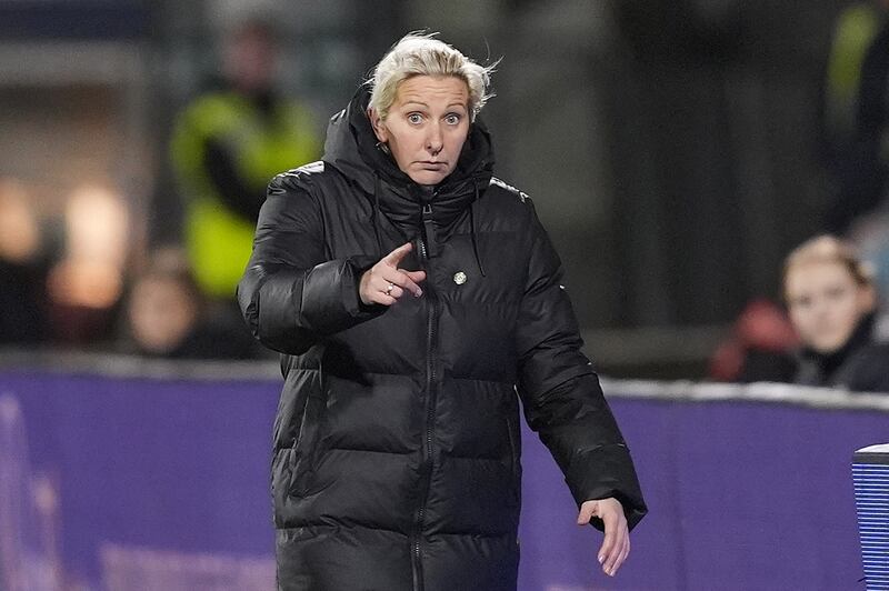 Ireland head coach Carla Ward. Photograph: Brian Lawless/PA