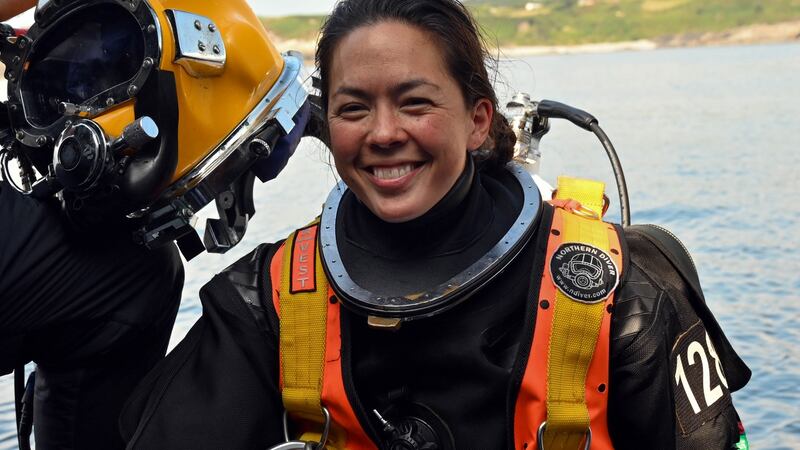 In the 57 years of the NSDS Sub Lieut Tahlia Britton became the first woman to pass the course in 2020. Photograph: Courtesy of Naval Service Diving Section