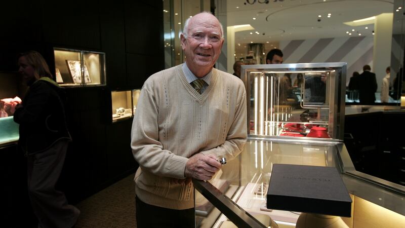 David Courtney at Tiffany & Co in Brown Thomas, Grafton Street, Dublin.  Photograph: Eric Luke