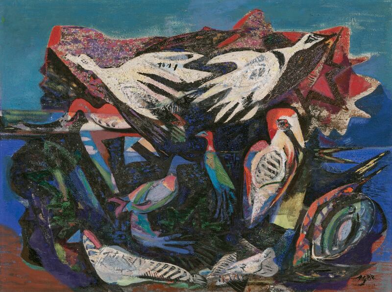 All Birds Pay Homage to the Phoenix by Eileen Agar. Photograph: Christie's