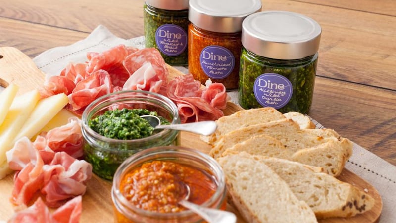 Dine, a food company based at The Tramyard in Dalkey, Co Dublin, make a range of baked goods and tasty pesto and pate