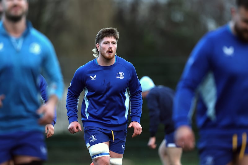 Leinster's Joe McCarthy. Photograph: Bryan Keane/Inpho