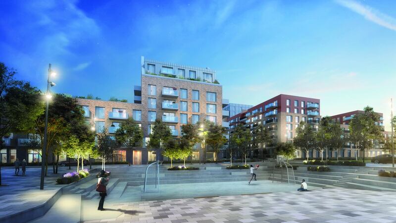 CGI of Belgard Gardens, Tallaght: Property developer Marlet  describes the project  as a “new urban quarter” for Tallaght