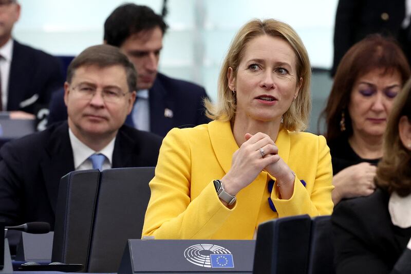 Estonia's EU commissioner-designate Kaja Kallas, the new foreign affairs chief, is expected by many to be less focused on the war in Gaza than her predecessor, Josep Borrell. Photograph: Frederick Florin/AFP