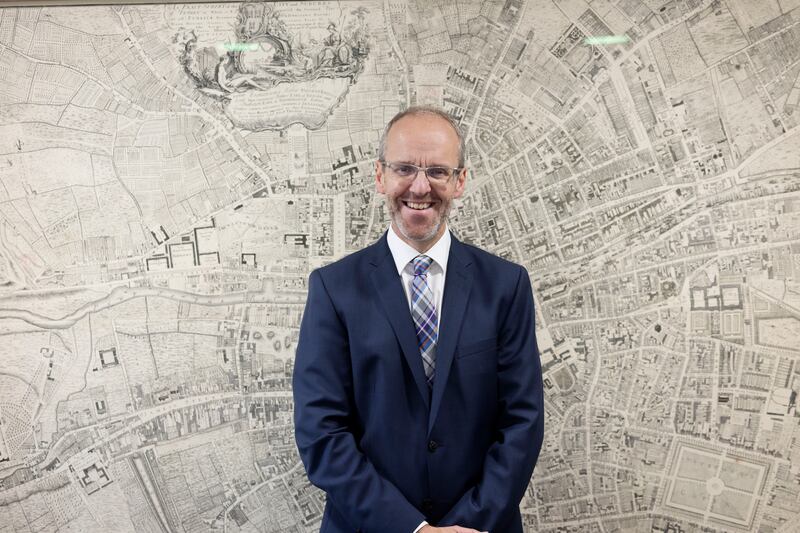 Niall Cussen recalls the area around the OPR offices in Grangegorman, on Dublin’s north side, being marred by dereliction; now it is home to Technological University Dublin. Photograph: Alan Betson