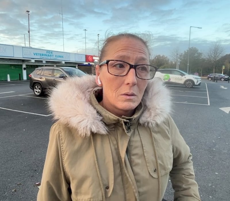 Finglas resident Patricia McGlue: 'I might be dead in 10 years’ time so I won’t see it but the kids will and the grandkids.' Photograph: Bryan O’Brien

