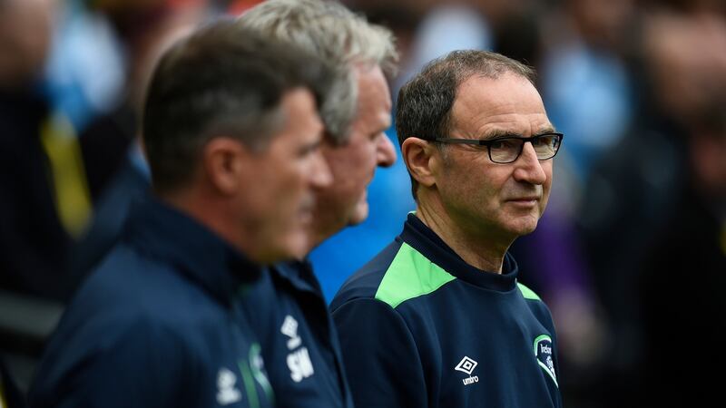 Martin O’Neill has a goalkeeping decision to make ahead of Ireland’s key Austria qualifier. Photograph: Clodagh Kilcoyne/Reuters