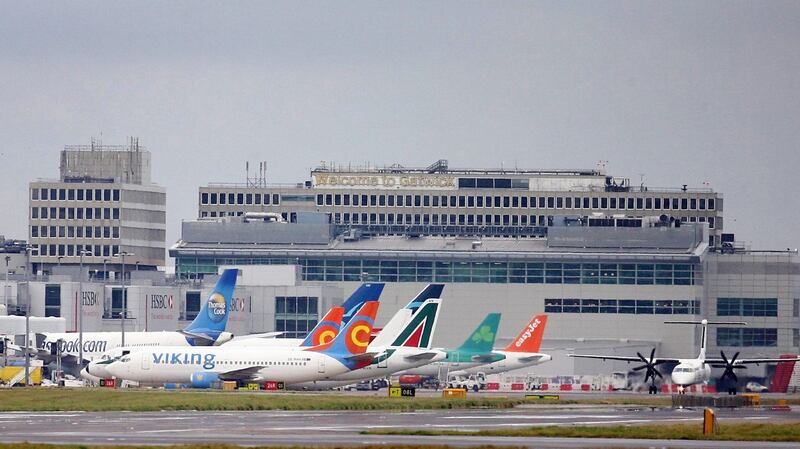 File photograph of Gatwick Airport.   British police evacuated the North Terminal at Britain’s second busiest airport after what they described as “suspicious actions by a man who discarded an item at the airport”. Photograph: Gareth Fuller/PA Wire