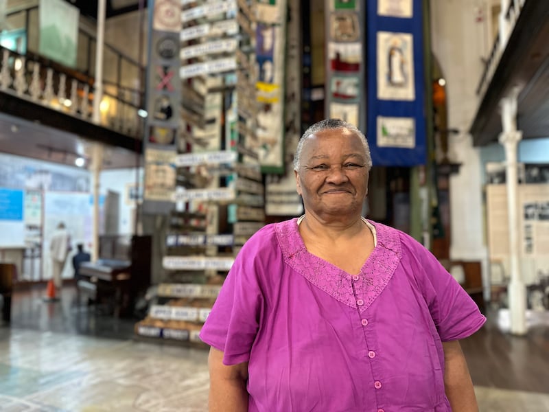 Francis MacDonnell, a tour guide at District Six Museum, Cape Town. Photograph: Conor Capplis