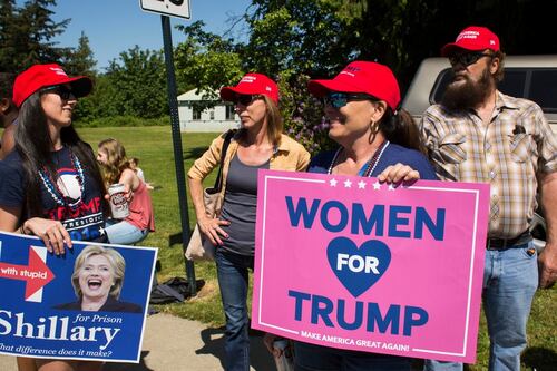 Donald Trump moves to hurt Clinton’s support among women