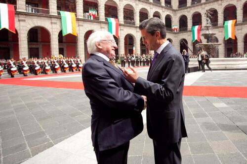 President notes Republic’s intention to  develop deeper links with Mexico