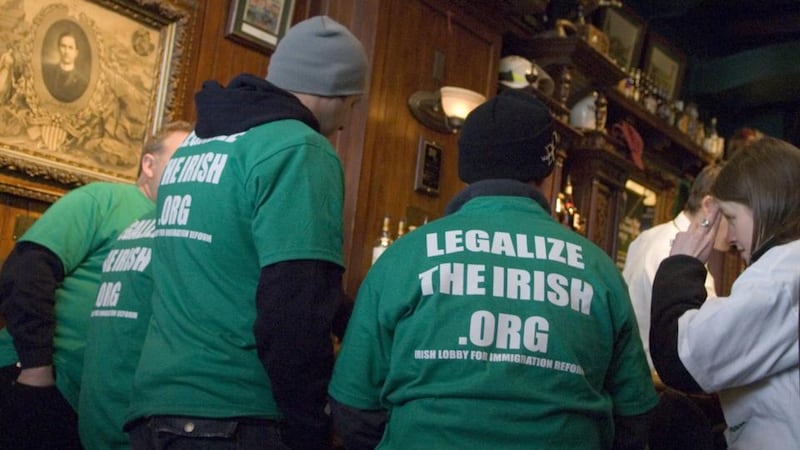 The Irish Lobby for Immigration Reform (ILIR) has been fighting for the voice of the estimated 50,000 undocumented Irish in the immigration debate. Photograph: Douglas Graham/Roll Call/Getty Images