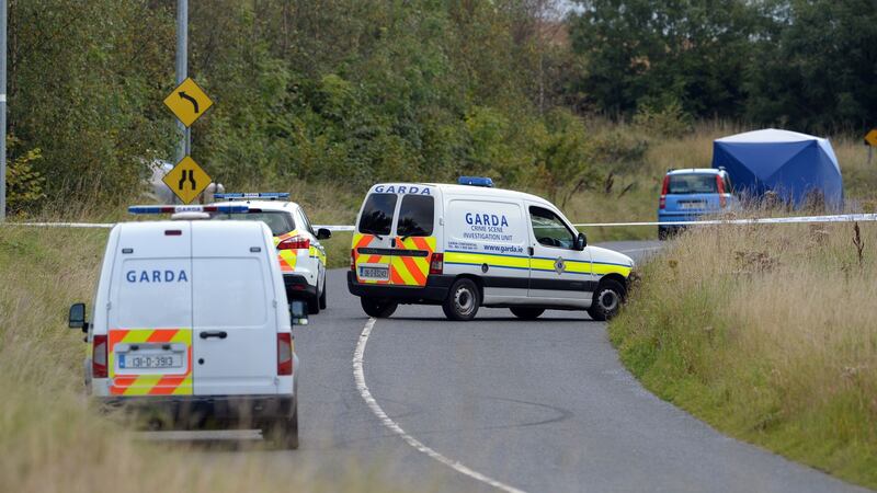 The scene in Dundalk, Co Louth on Monday.  Photograph: Cyril Byrne/The Irish Times