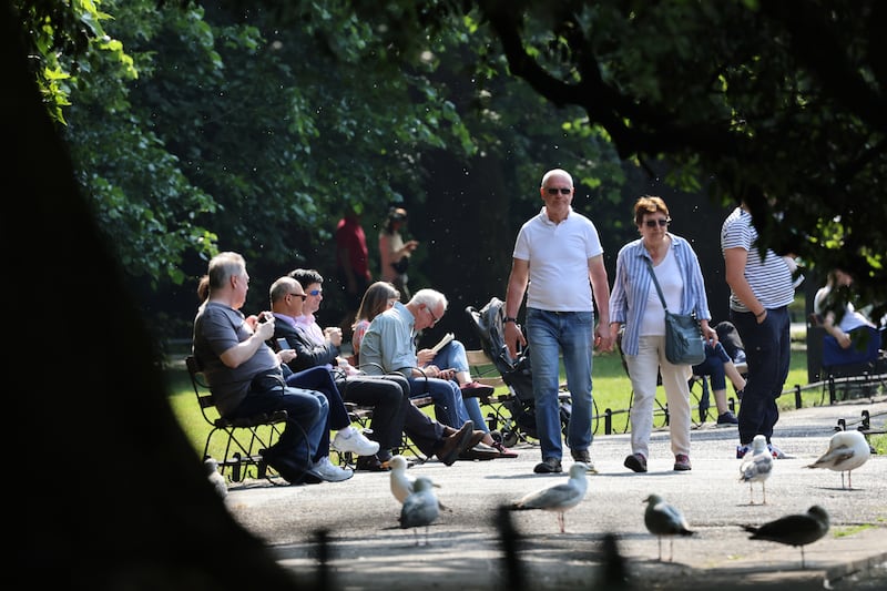 Deciding what to put in as a centrepiece of St Stephen's Green has the makings of a great Dublin debate. Photograph: Dara Mac Dónaill