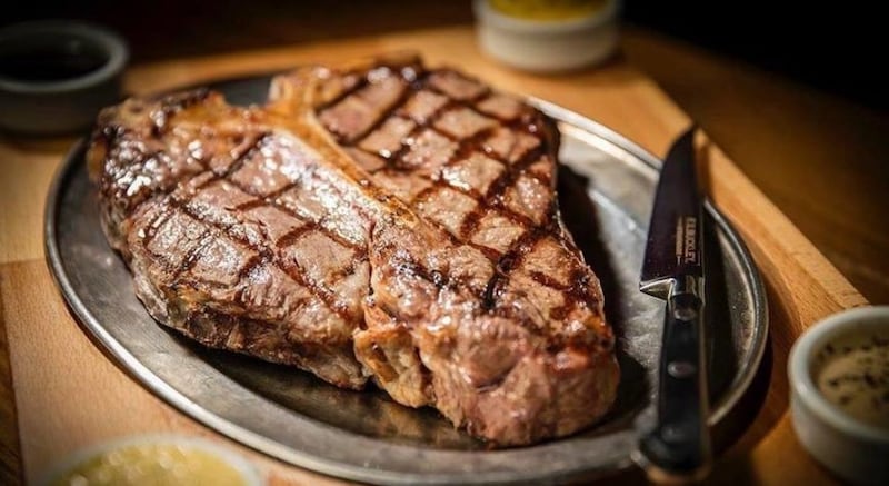 An FX Buckley T-bone steak