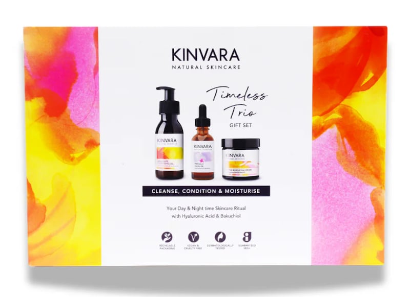 Kinvara skincare Timeless Trio set €60