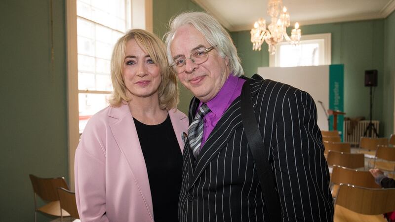 Theresa Lowe and Frank McNamara. Photograph: Tom Honan