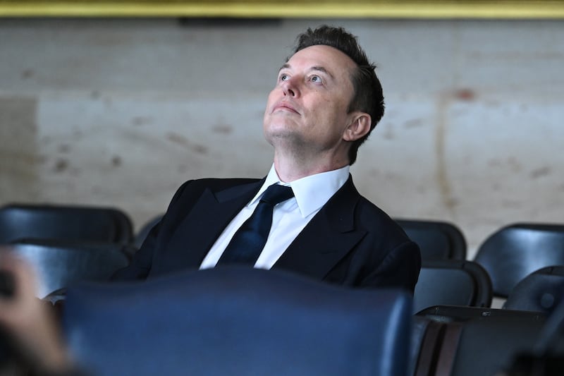 Elon Musk before the US presidential inauguration ceremony for Donald Trump on Monday. Photograph: Saul Loeb/AFP/Bloomberg