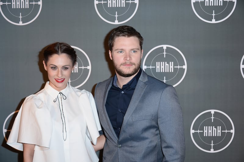 Madeline Mulqueen and Jack Reynor attend the HHHH Paris Premiere  in 2017. Photograph: Dominique Charriau/WireImage