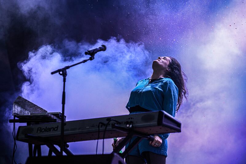 Mary Kate Geraghty of Fight Like Apes performs at Electric Picnic Festival 2023 at Stradbally Estate. Photograph: Debbie Hickey/Getty Images