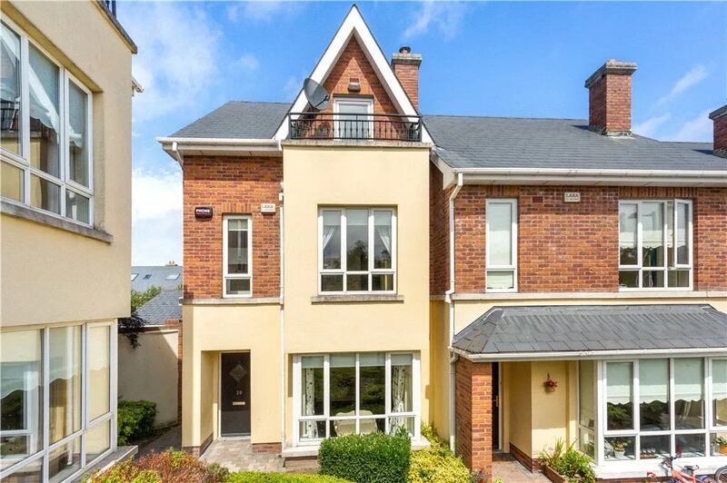 The bedroom of this Ballinteer house has views to the Dublin Mountains