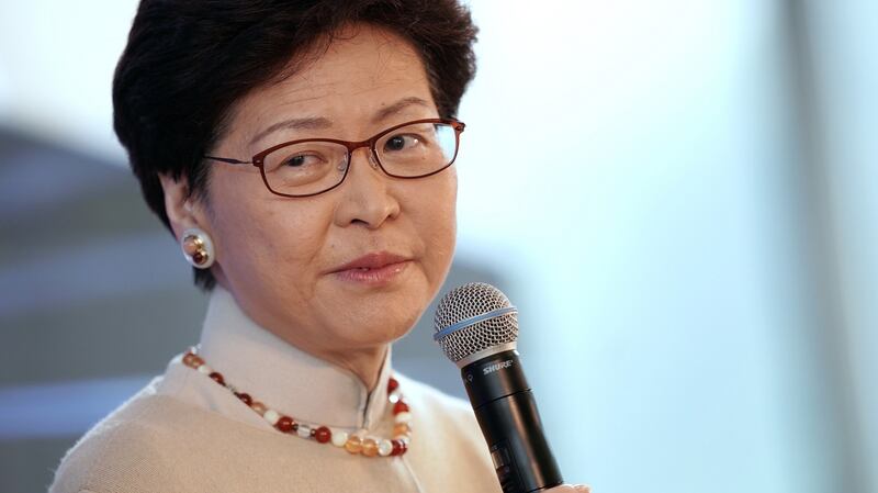 Hong Kong’s political leader Carrie Lam told the  Irish delegation  bilateral trade with Ireland last year amounted to €1.25 billion, representing growth of 34 per cent.  Photograph: Anthony Kwan/Bloomberg via Getty Images