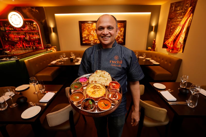 Sateesh Sayana, owner-chef of Ruchii 