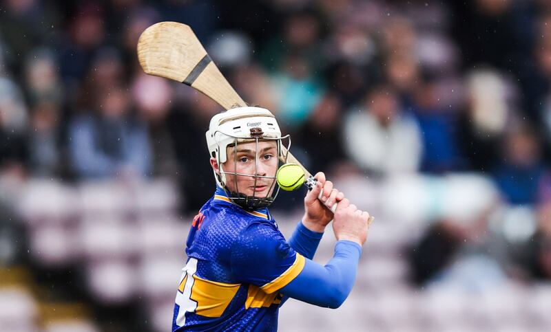 Darragh McCarthy shoots to score Tipperary's first goal. Photograph: Tom Maher/Inpho