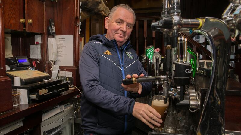 Cavan’s Hugh Hourican at The Boar’s Head Pub. Photograph: Gareth Chaney/Collins