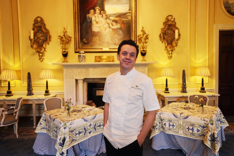 Head chef Richard Picard Edwards at Ballyfin Demesne, Co Laois. Photograph: Alan Betson