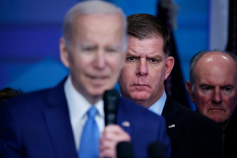 Marty Walsh has been an influential figure behind the scenes of the Biden Administration. Photograph: Chip Somodevilla/Getty Images