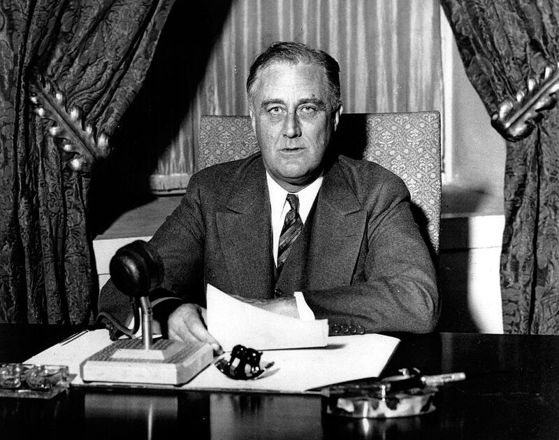 Both books share a hero: four-term US president Franklin Delano Roosevelt. Photograph: Getty Images