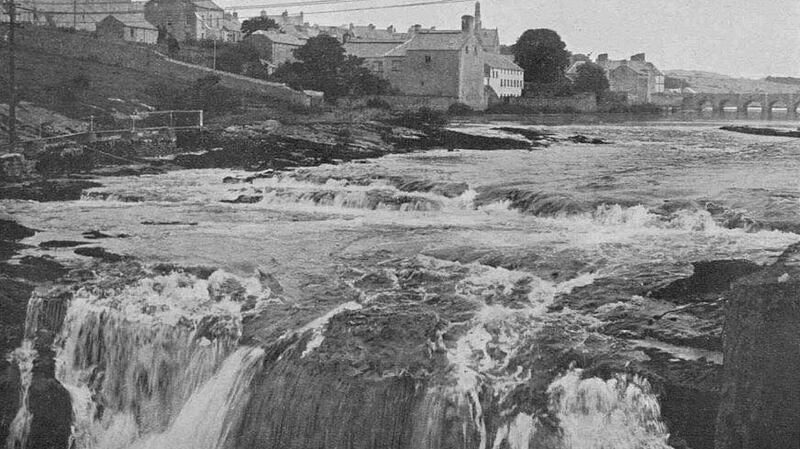 Assaroe Falls was  a renowned salmon fishing and beauty sport in Ballyshannon