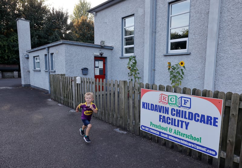 More than 30 children from Kildavin National School had hoped to attend the after-school service at Kildavin Childcare.
Photograph: Alan Betson

