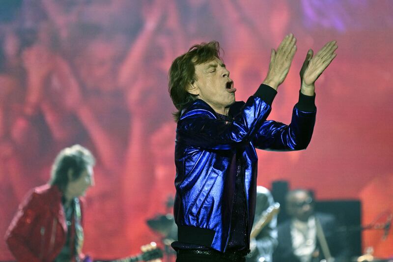 The Rolling Stones' singer Mick Jagger at the Veltins Arena in Germany in 2022. Photograph: Ina Fassbender/AFP/Getty Images