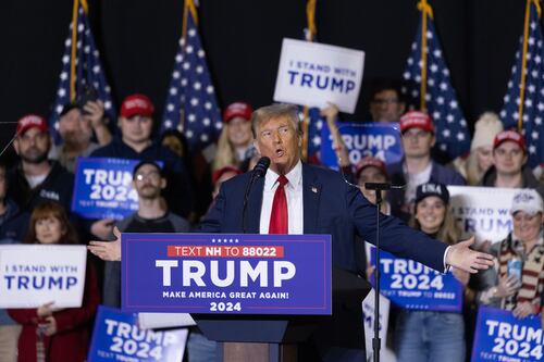 Trump rally flexes Maga muscle for the New Hampshire faithful