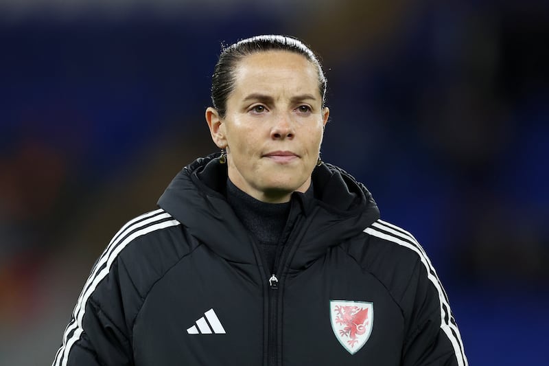 Wales head coach Rhian Wilkinson was openly frustrated with how Ireland went about securing the draw. Photograph: Michael Steele/Inpho