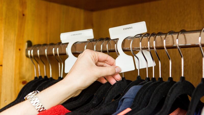 Labels can also help sort out your wardrobe. Photograph: Mark Duggan