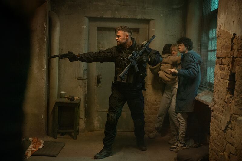 Chris Hemsworth in Extraction 2. Photograph: Jasin Boland/Netflix